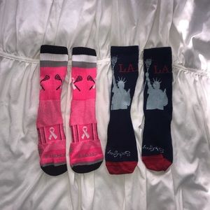 2 pairs of lacrosse socks